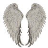 2 Pairs DIY Clothes Wing Sequins Patch Sequins Angel Wings