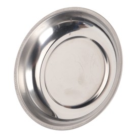 Magnetic Needle Tray, Magnetic Needle Holder, Lightweight, Portable, Charming Shape, Strong Magnet, Smoothing Stainless Steel for Sewing (Round (4.3 x 1.2 inches))