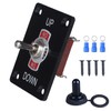 DMWD Waterproof Latching Toggle Switch ON-Off-ON 3Pin 3Position SPDT 30A