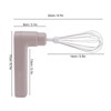 Electric Egg Beater 800mah Rechargeable Cordless Hand Blender Efficient Handheld