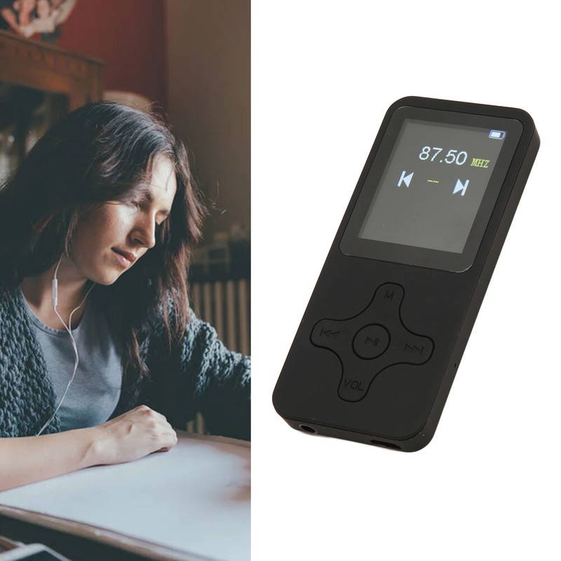 MP3 Player Bluetooth 5.0 Video Playback FM Radio Electric Book