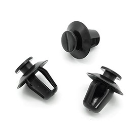 VVO Fasteners- Black Plastic Side Body Moulding Strip Trim Clips for Peugeot 407, Partner Van, (Pack of 10)