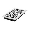 Decor Grates S610W-WH Scroll Design Wall/Ceiling Register, 6x10 Inches, White