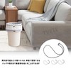 [Set of 4] Adjustable Elastic Band for Trash Cans, Household
