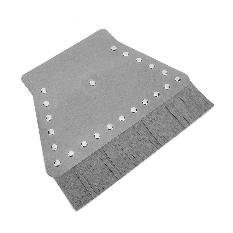 Motorcycle Mud Flap, Fringed Leather Universal Motorcycle Front Flap Mudguard