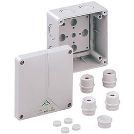Junction Box IP65 6 mm² 110 x 110 x 67 mm Large Wall / Ceiling Square HFR ABOX060-L