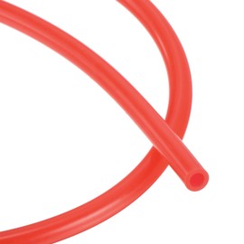 DMiotech Silicone Tubing Red Plastic Tube, 4mm ID x 6.4mm(1/4") OD 10ft(3 meter) Silicone Tube Flexible Hose
