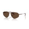 Emporio Armani 0EA2156 MATTE BRONZE 59 Sunglasses, MATTE BRONZE