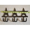 Western Country Lone Star Design Cast Iron Coat Hooks Set,