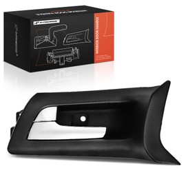 A-Premium Front Left Driver Side Interior Door Handle Compatible with Pontiac G8 2008-2009, Black Housing with Chrome Lever, Replace# 92213438