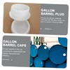 Zerodeko 10pcs Replacement Oil Drum Lids for 200l Plastic Drum