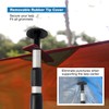 REDCAMP Aluminum Adjustable Camping Tarp Poles, 30in to 90in Telescoping