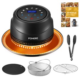 Air Fryer Lid for Instant Pot 6Qt/8Qt, 7 in 1 with LED Touchscreen, Turn Your Pressure Cooker Into in Seconds, Air Fryer Accessories and Recipe Cookbook Included