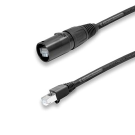 Elite Core PROCAT5E | Ultra-Flexible Shielded CAT5E | Tactical Ethernet to Booted RJ45 | 30' ft, 30 (PROCAT5E-S-RE-30)