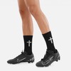 Faith Cross Black Crew Socks