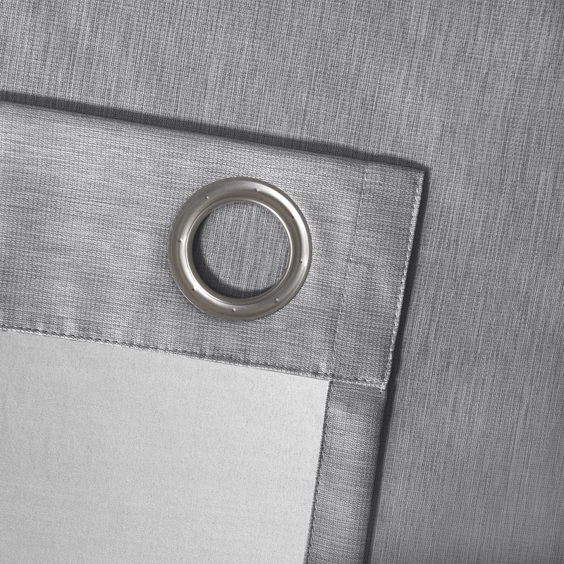 SUN+BLK Kinsley Lined Textured Total Blackout Light Blocking Noise Reducing