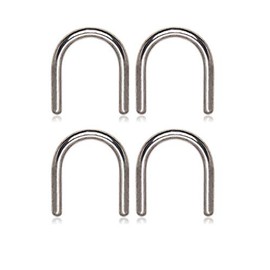 Pierced Owl Set of 4 G23 Implant Grade Titanium Septum Retainers