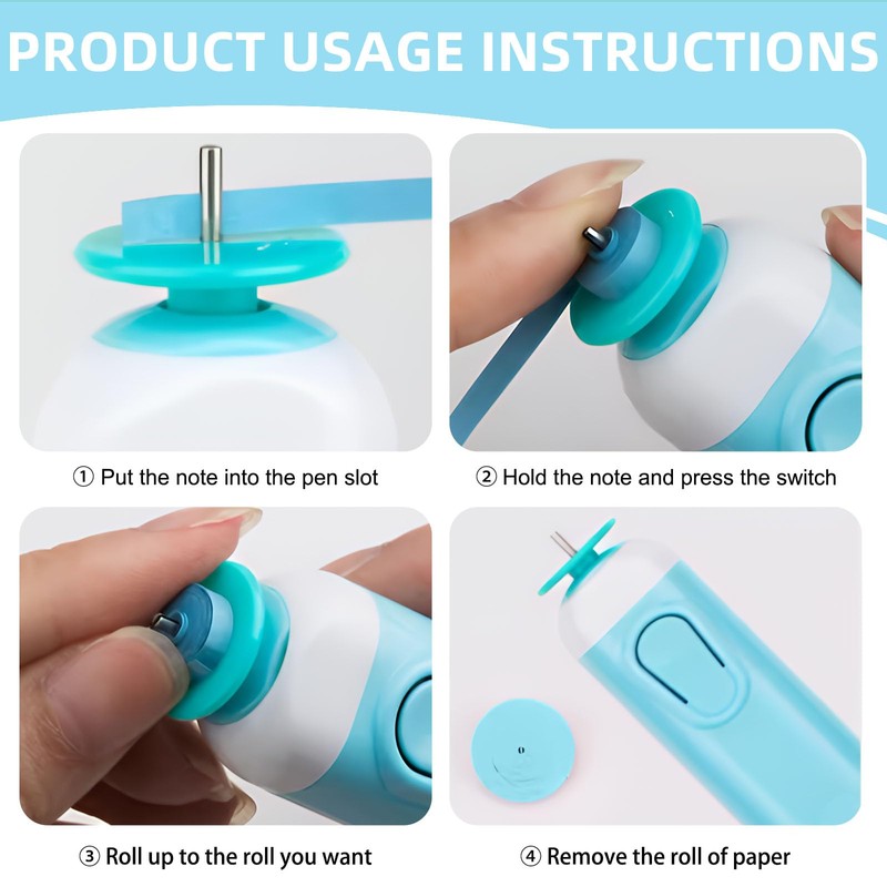 Quilling Tool Electric Quilling Pen 2 in 1 Electric Tools