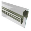 Gordon Glass Brushed Nickel Sliding Frameless Shower Door Single Towel