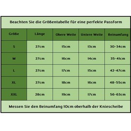 Elvtaal Knee Brace, Unisex, Orthopaedic Knee Pads, Non-Slip Knee Compression, Stabilising for Osteoarthritis and Meniscus, Hiking, Running, Training, Breathable, S-XL, (Green, XL)