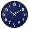 HZDHCLH 25 cm Silent Wall Clock without Ticking Sweeping Second