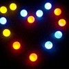 Namvo 2 x Golf Balls with LED Light for Night