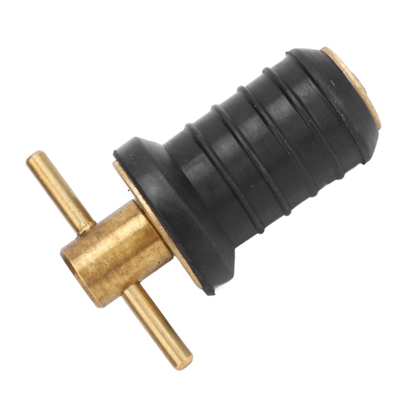 Marine Boat Brass T Handle Drain Plug Strong Structure Twist