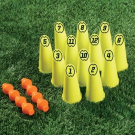 MGA LOL Juego De Aros Y Conos Juega A Estar En Exatlón Backyard Game