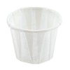 250 x 4oz Disposable White Paper Souffle Ramekins/Portion Pots/Sauce Pots