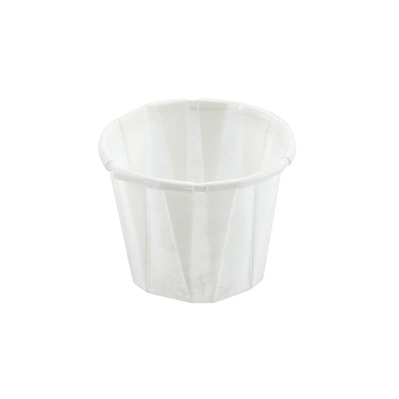 250 x 4oz Disposable White Paper Souffle Ramekins/Portion Pots/Sauce Pots