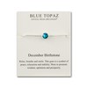 Philip Jones December (Blue Topaz) Birthstone Bracelet Created with Zircondia®