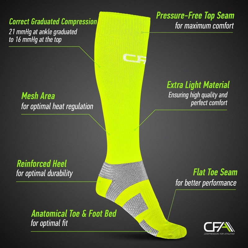 High-Quality Compression Stockings for Men and Women - Ankle Protection