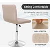 Waterproof Bar Stool Chair Covers, PU Leather Barstools Chair Covers,