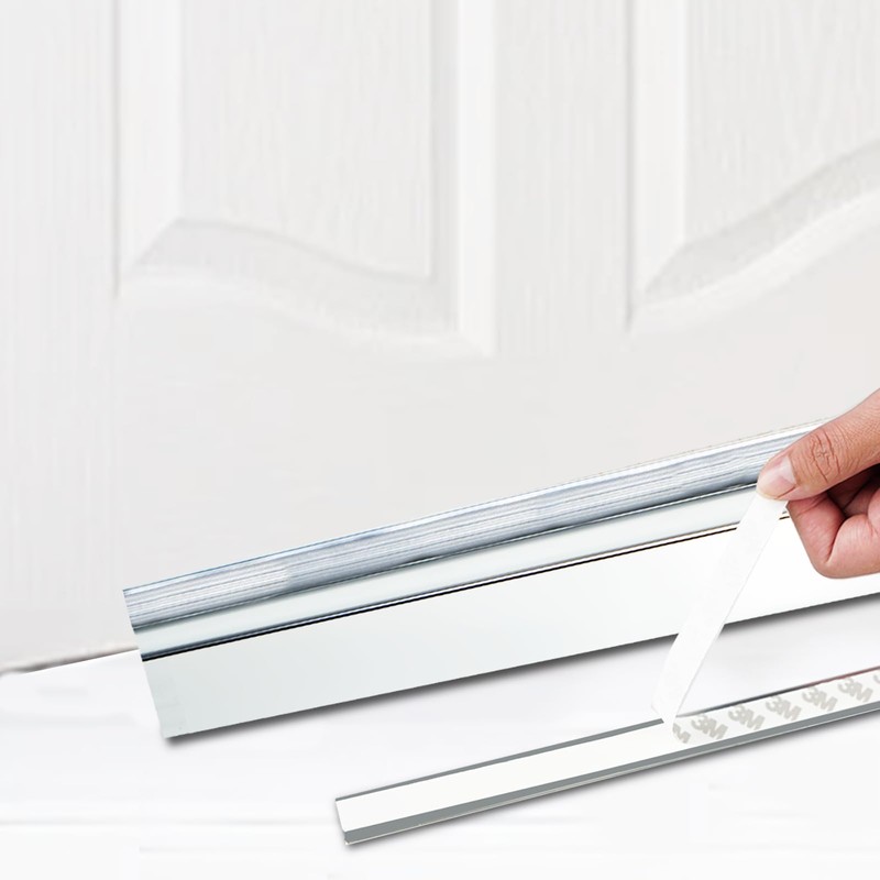BSFRNF 2 Pcs 25" Chrome Framed Shower Door Replacement Bottom