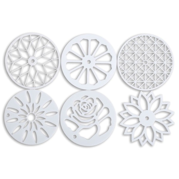 Crafters Elements Soap Pull Through Mold 6 Acrylic Designs for