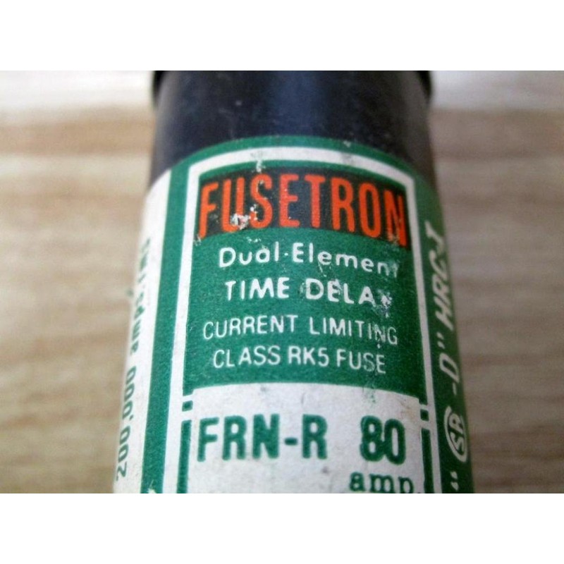 Bussmann FRN-R-80 Dual Element Class RK5 Rejection Current-Limiting Time Delay