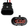 YUNPICAR 18 Gauge 3 Pin Way Car Waterproof Electrical Connector