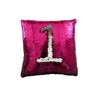 Mr Gadget Solution® Hot Pink Silver 16'' Magic Mermaid Pillow