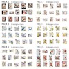 6 Packs Flower Stickers Plant Scrapbook Stickers Bouquet Stickers Stamp
