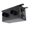 VEHITO 10AN 2 Port Dual Breather Filter Baffled Oil Catch