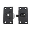 Maxmoral 2 Sets Black Sliding Cabinet Hardware Components Home Wardrobe