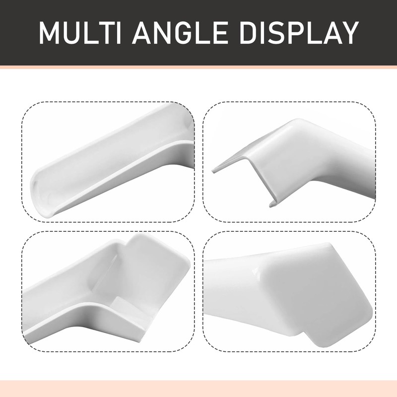 4 PCS RV Roof Rain Guttert, Rv Gutter Spout 4.6"