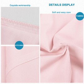 FLXXIE Body Pillow Cover - Super Soft Microfiber 20x54 Body Pillow Case - Envelope Closure, Wrinkle, Stain Resistant Blush Pink Body Pillow Cover, 20x54, Blush Pink