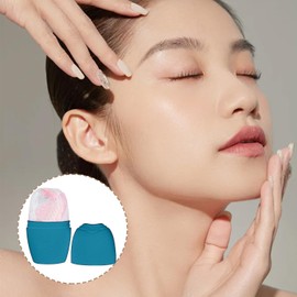 Vanyibro Face Ice Roller & Gua Sha Stone Set for Face/Eye/Neck to Brighten Tighten Skin Enhance Your Natural Glow De-Puff The Eye Area Birthday Gifts for Women Skincare Massager (Blue)