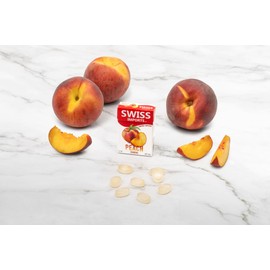 Swiss Imports Sugar Free Bonbons Hard Candy Drops, Peach, 1.4 oz/ 40g Box, 9 Pack