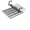 2Pack 9 Layers Foldable Pants Hangers Space Saving Trouser Hanger