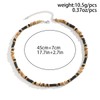 Bemous Surfer Choker Necklaces for Men Coconut Shell Necklace Summer
