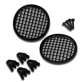 Pyramid GW5BK 5" Speaker Grill Covers - Universal Car/Vehicle Speaker Protectors (Pair)