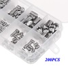 200Pcs Allen Head Socket Set-Screw - M3/M4/M5/M6/M8 304 Stainless Steel