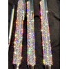 Unbranded 3 Pcs New AB Rhinestone Crystal Silver Ballpoint Pens